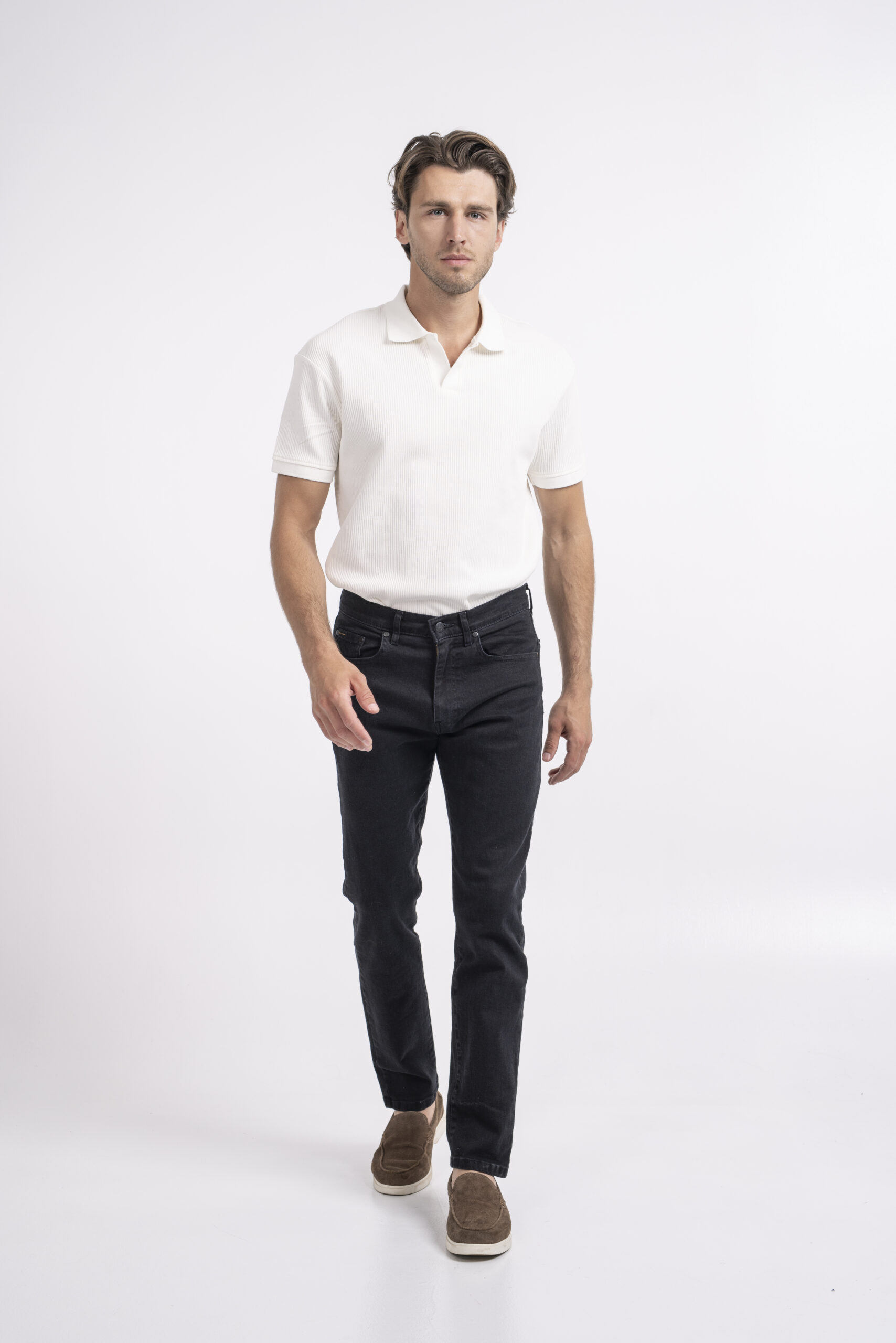 Spodnie jeans SLIM czarny