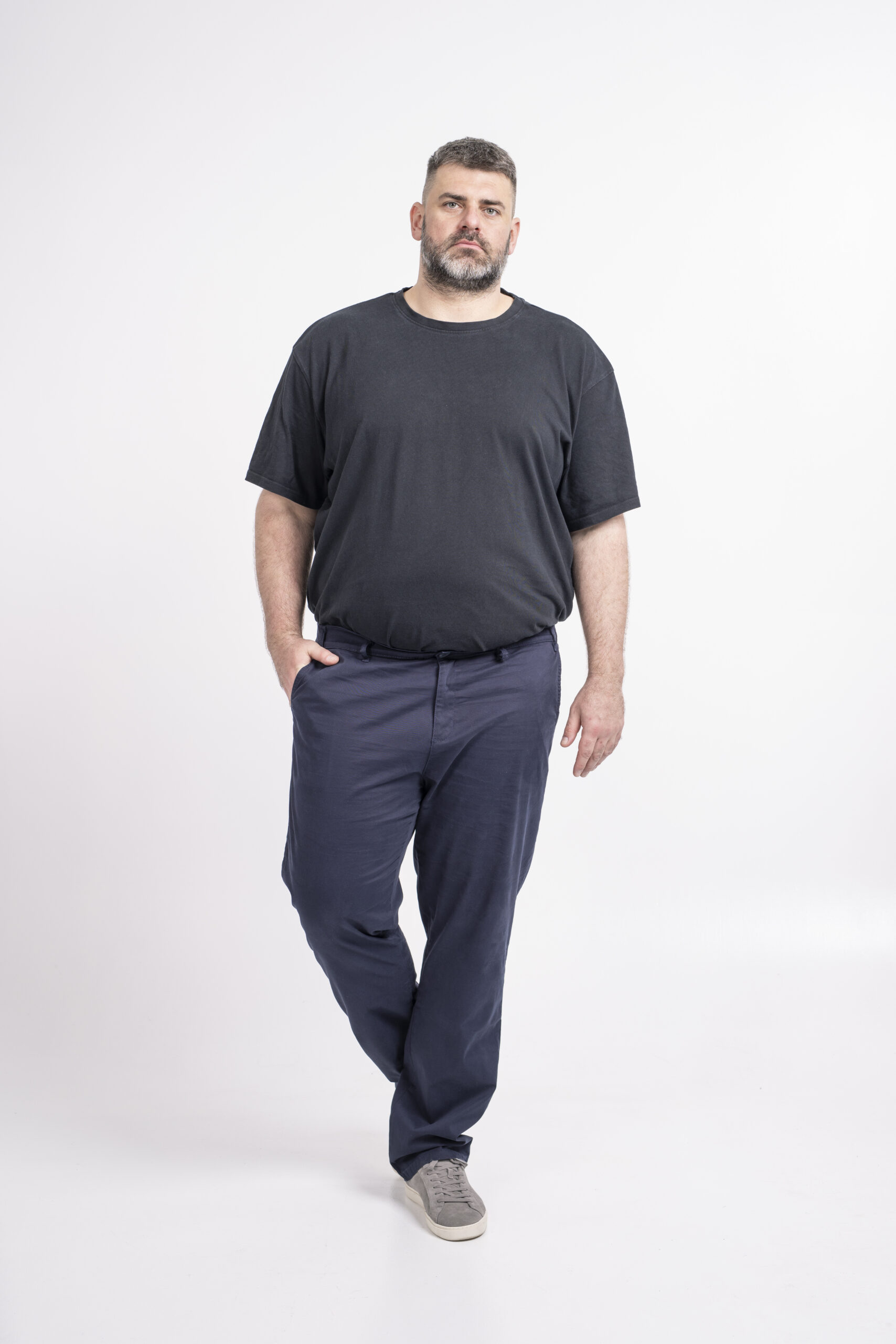 Spodnie chino granatowe N-TKG-26