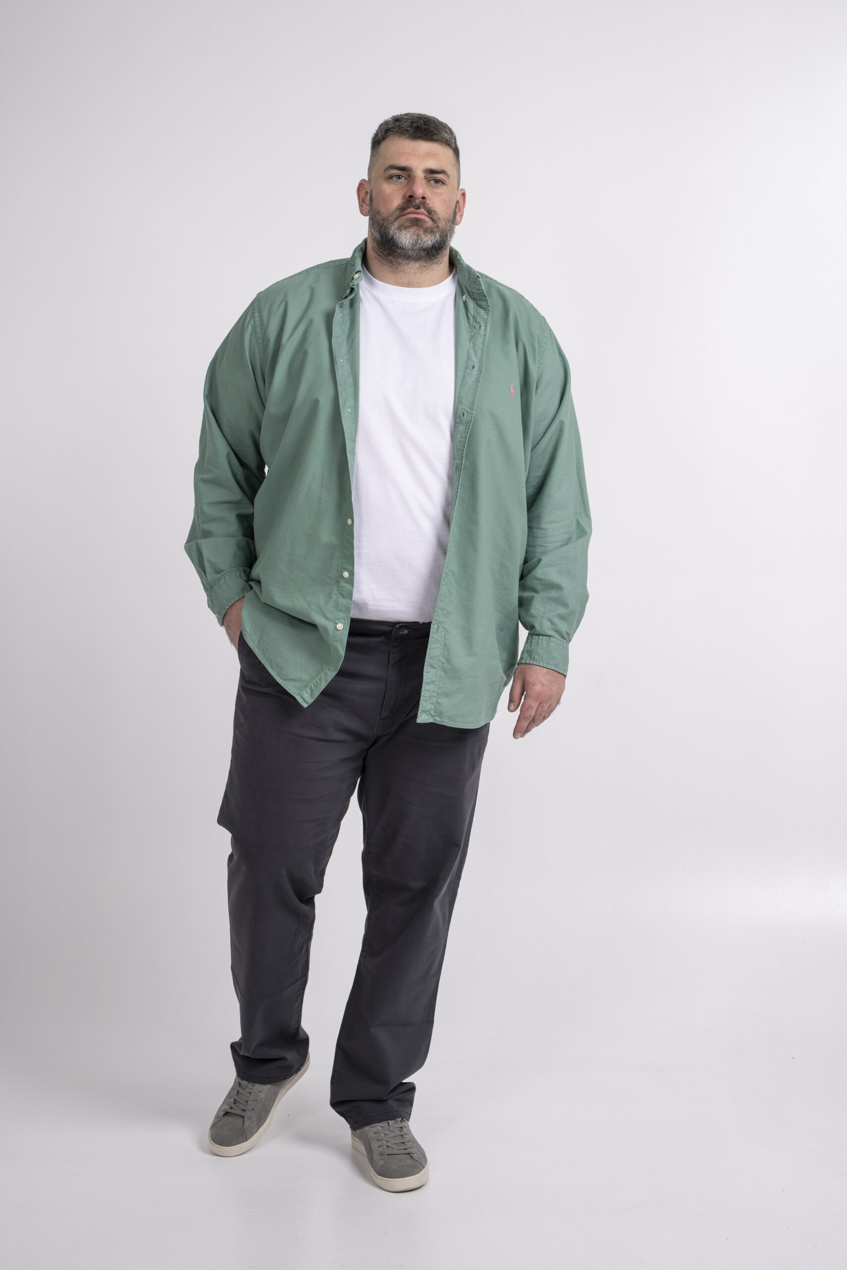 Spodnie chino grafitowe N-GRAF-26