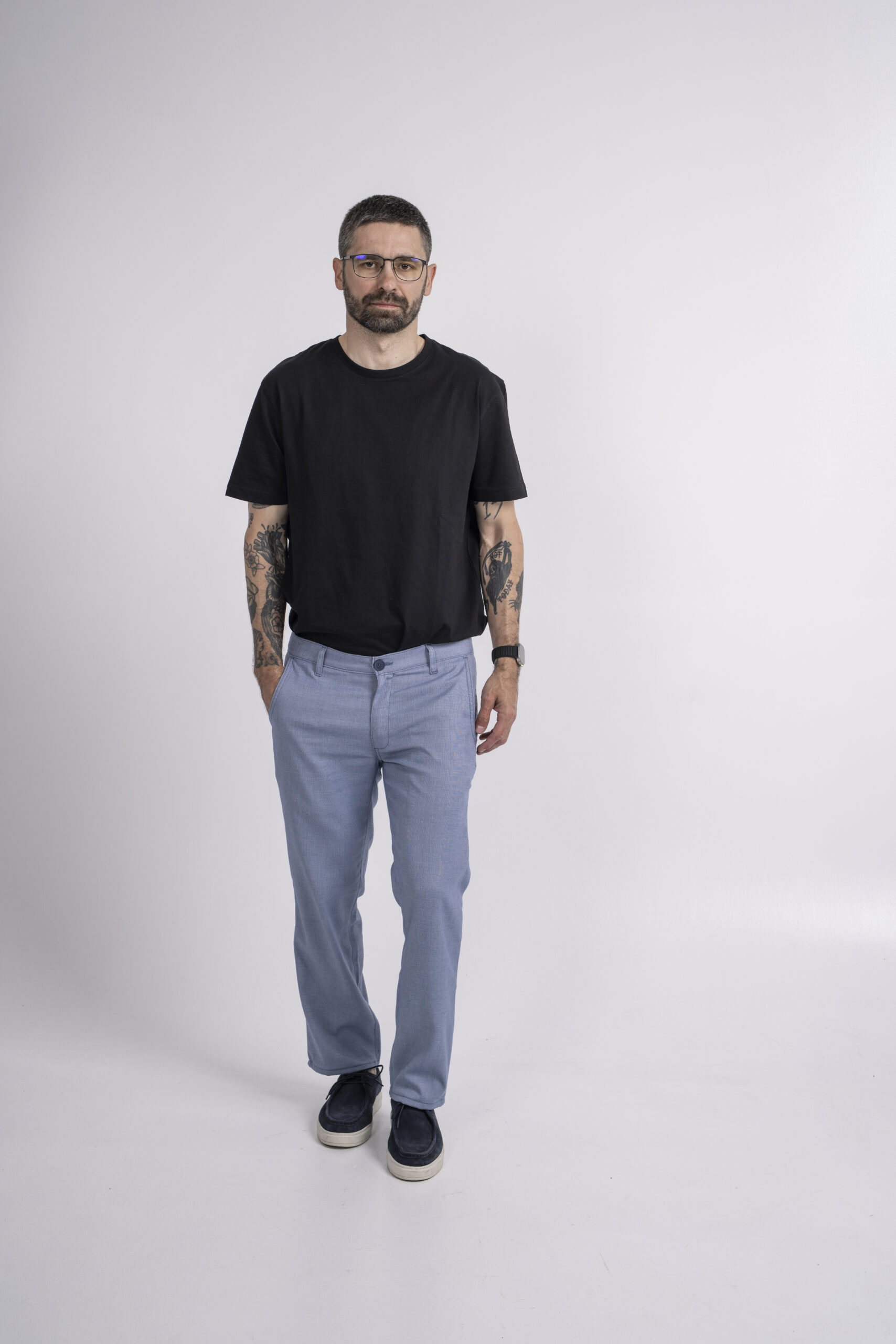 Spodnie chino błękit BŁ-26